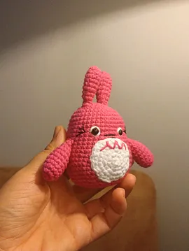Totoro Oyun Arkadaşı Fuşya