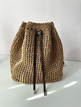 Byehandmade El Yapımı Kahverengi Sırt Çantası Kahverengi