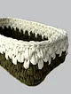 byehandmade-el-yapimi-yesil-beyaz-organizer-sepet-yesil