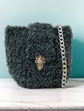 Mini Teddy Bag Gri