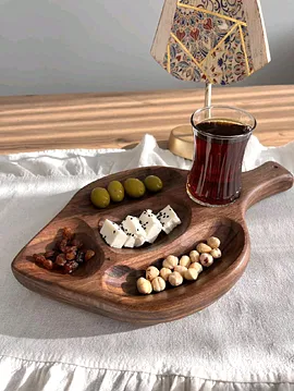 Ceviz Ağacı Doğrama & Sunum Tahtası Renkli Boyasız Boyasız