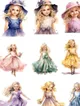 girl-sticker-cikartma-cok-renkli