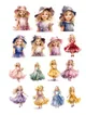 girl-sticker-cikartma-cok-renkli