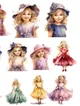 girl-sticker-cikartma-cok-renkli