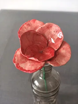 Anneler Günü Seramik Vazo Seramik Çiçek
