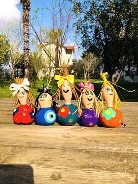 Su Kabağı Bebekler Çok Renkli