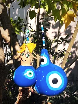 Minik Kabak Bebek Ve Eşi Çok Renkli
