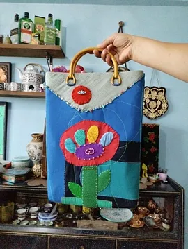 'allı Pullu' Çanta