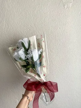 Gül Buketi Beyaz