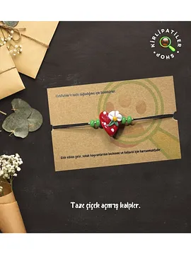  Murano Cam Kalp Bileklik Beyaz