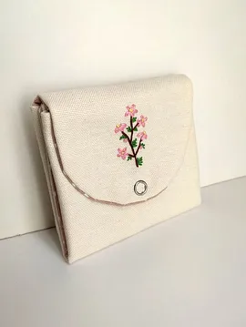 Bahar Dalı Mini Cüzdan Pembe