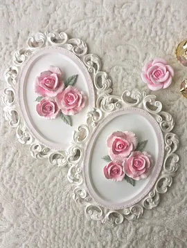 Çırağan Çerçeve Güller Pembe