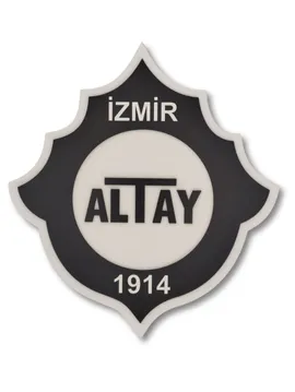 Altay Spor Kulübü Ahşap Logo Duvar Dekoru Çok Renkli