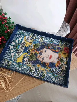 Baci Milano Tarzı Tepsi  Çok Renkli