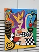 queen-of-chaos-akrilik-boyama-tablo
