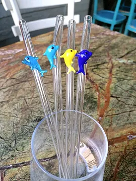 Yunus Tasarım Cam Pipetler Çok Renkli