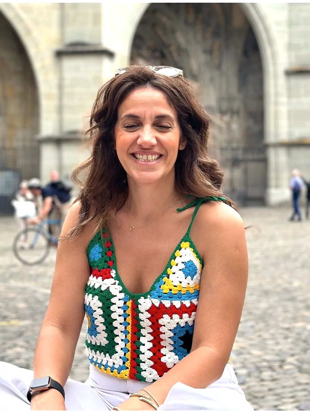 el-orgusu-motifli-crop-top-cok-renkli