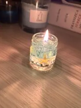 Okyunus Esintisi Mini Jel Mum Deniz Mavisi