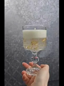 Dekoratif Zerafet Işığı Gold Mum Altın Rengi