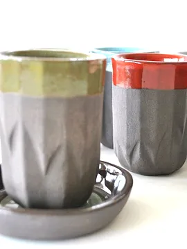Stonwere Espresso Fincanı Ve Tabağı Yeşil