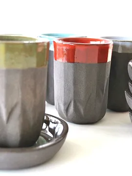 Stonwere Espresso Fincanı Ve Tabağı Turkuaz