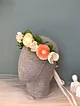 boho-halo-sac-aksesuari-kagit-cicek-sanati-pembe