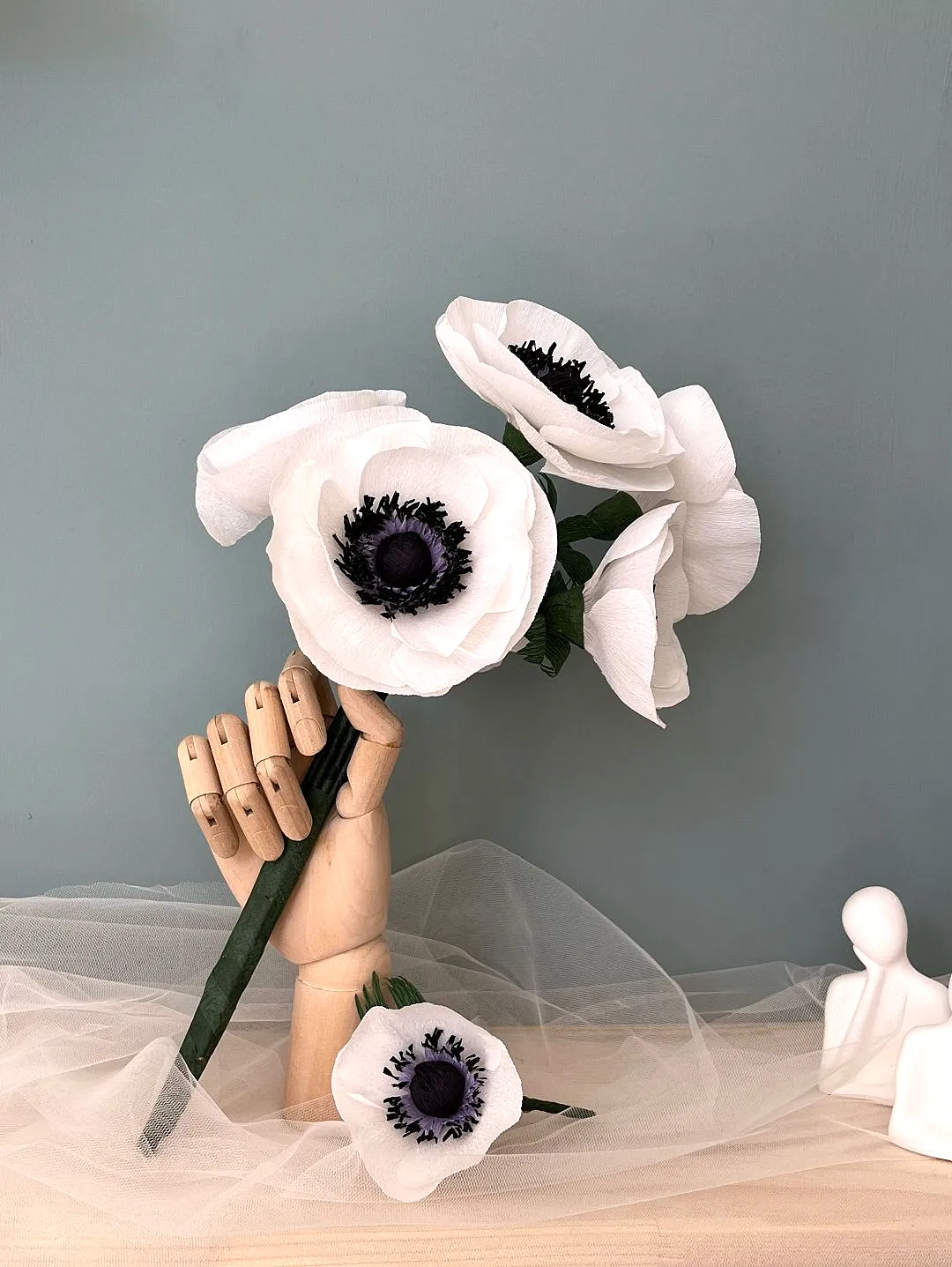 anemone-serenade-gelin-buketi--kagit-cicek-sanati-beyaz