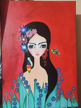 Kanvas Tablo  Kırmızı