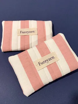Çizgili Cüzdan Pembe