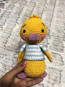 Miniklerin En İyi Arkadaşı Amigurumi Sarı