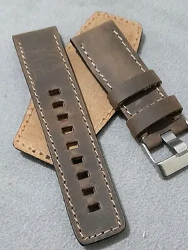 26 Mm Crayz Deri Elyapımı Kordon  Kahverengi