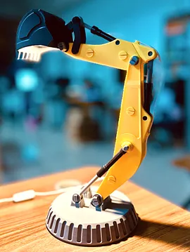 Excavator Masa Lambası Sarı