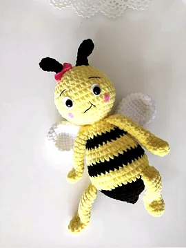 Peluş Arı  Sarı