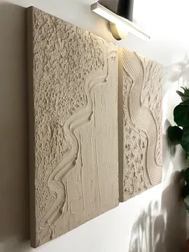 Dokulu Tablo Beyaz