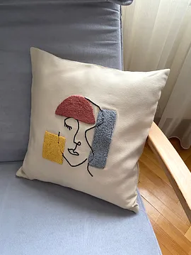 Punch Yastık Bej