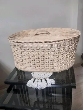Rattan Ekmeklik Saç Örgü Ham