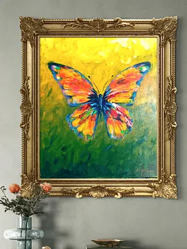 Kelebek  60x50 Cm