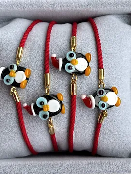 Yılbaşı  Murano Cam Bileklik 