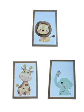  Safari Dekoratif Retro Mdf 