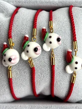 Yılbaşı Murano Cam Bileklik-1 