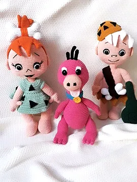 Taş Devri Çakıl Bambam Dino Yeşil
