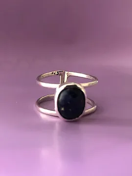 Lapis Taşlı Yüzük Gümüş