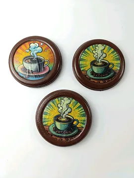 Coffee Mutfak Duvar Süsü  Kahverengi