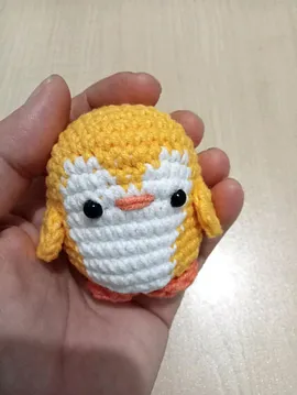 Küçük Penguen Anahtarlık Sarı