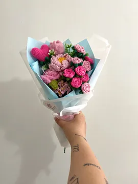 Aranjman Buket Pembe