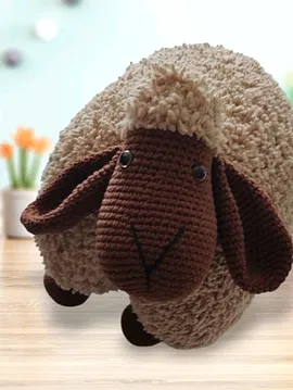 Amigurami Kuzucum Yastık Kahverengi