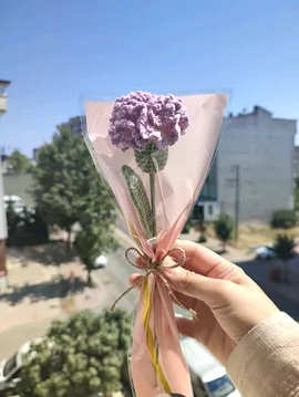 Örgü Karanfil  Lila