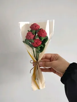 Mini Gül Buketi Kırmızı